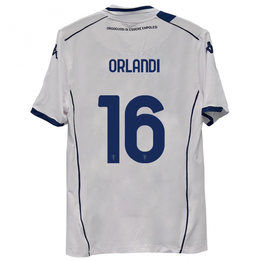 ילדים כדורגל Alan Orlandi #16 כחול כהה הרחק ג'רזי 2025/26