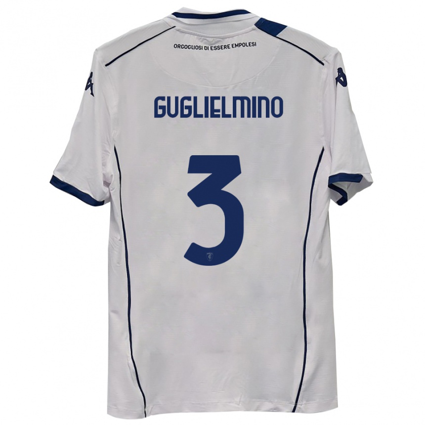 ילדים כדורגל Federico Guglielmino #3 כחול כהה הרחק ג'רזי 2025/26