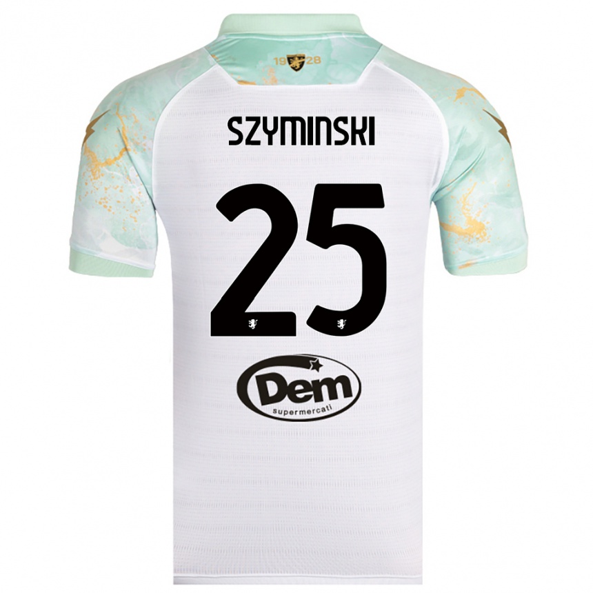 ילדים כדורגל פז'מיסלב שימינסקי #25 לבן שחור הרחק ג'רזי 2025/26