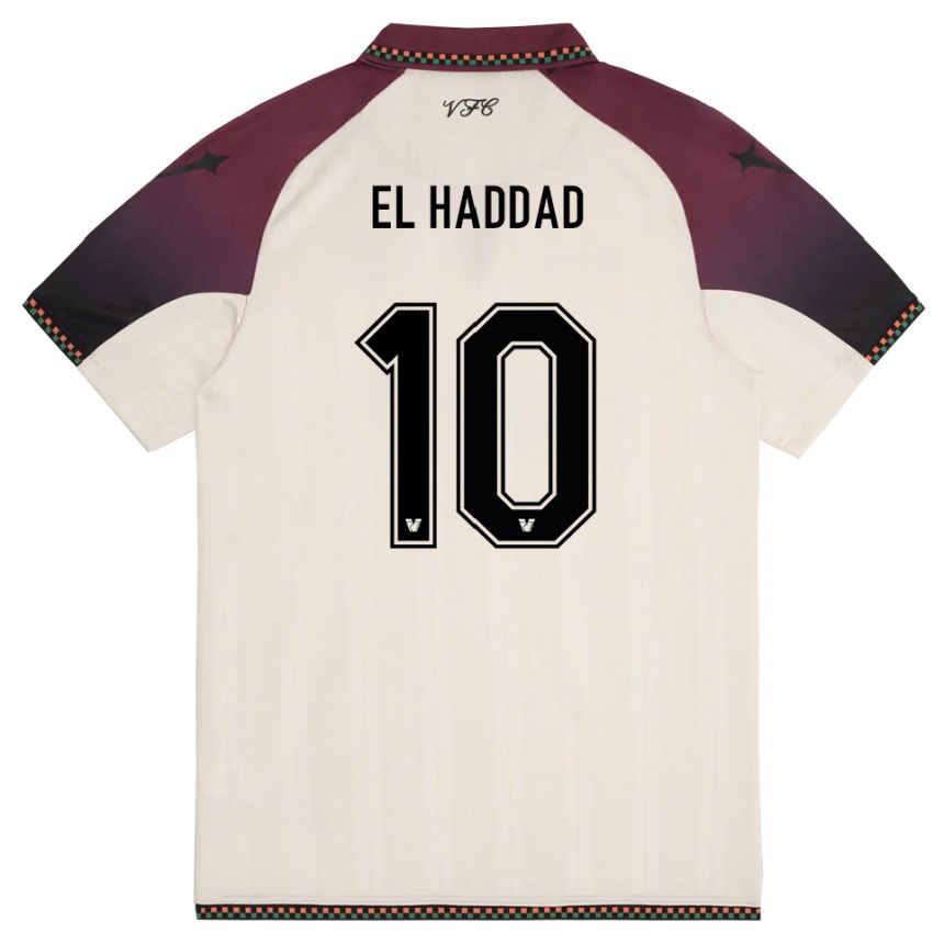 ילדים כדורגל סעד אל חדאד #10 קרם בורדו הרחק ג'רזי 2025/26