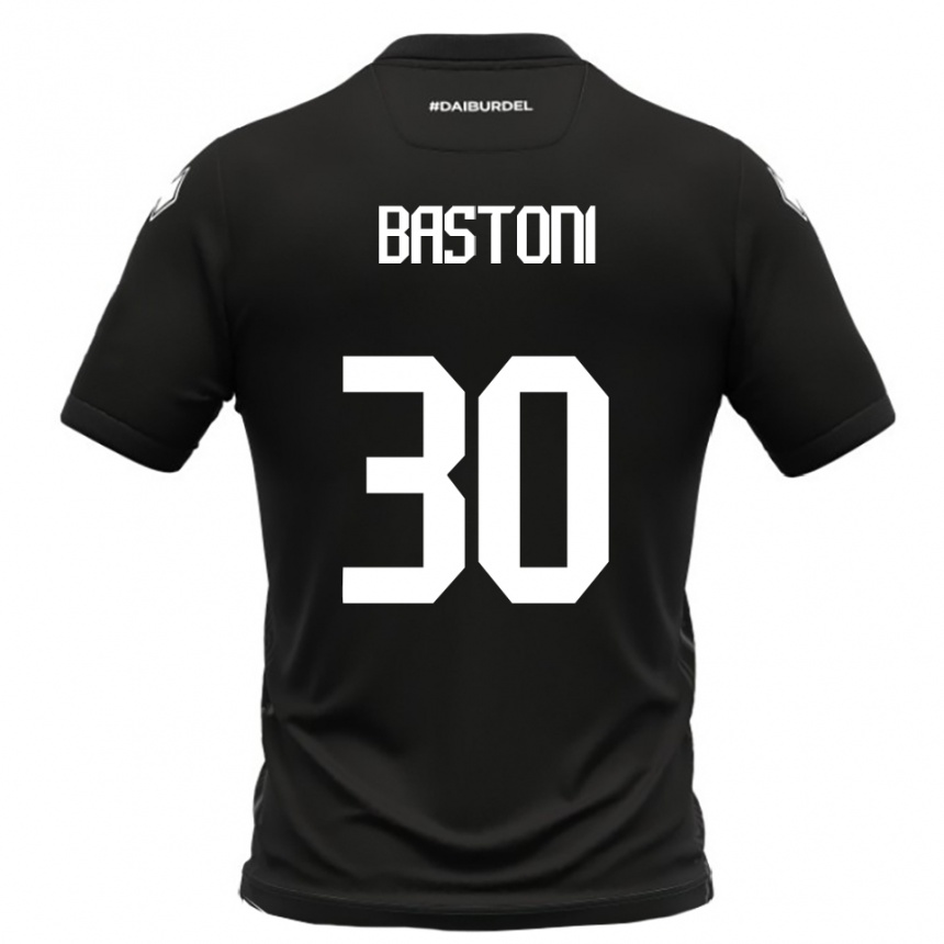 ילדים כדורגל סימונה באסטוני #30 שחור לבן הרחק ג'רזי 2025/26