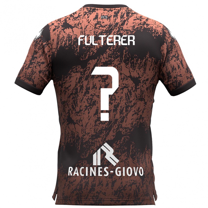 ילדים כדורגל סמואל פולטרר #0 חום שחור הרחק ג'רזי 2025/26