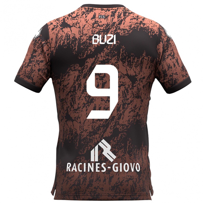 ילדים כדורגל לואיס בוזי #9 חום שחור הרחק ג'רזי 2025/26