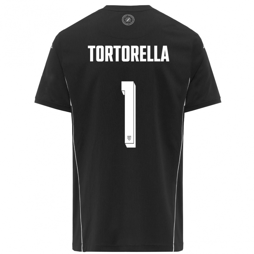 ילדים כדורגל דייגו תורטורלה #1 שחור לבן הרחק ג'רזי 2025/26