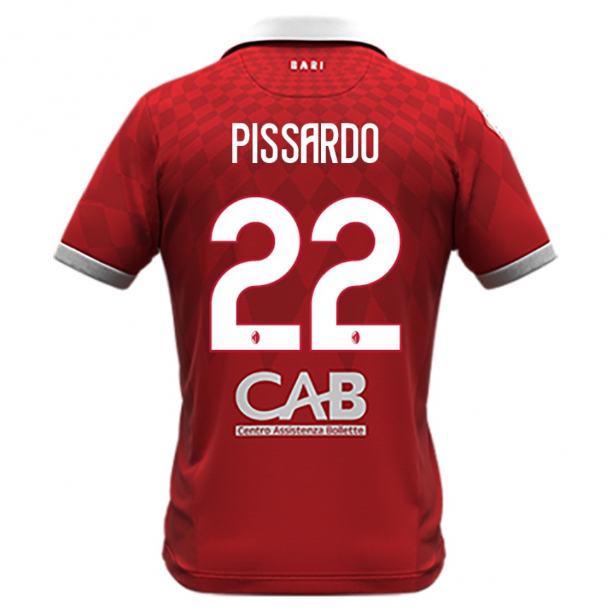 ילדים כדורגל מרקו פיסארדו #22 אדום לבן הרחק ג'רזי 2025/26