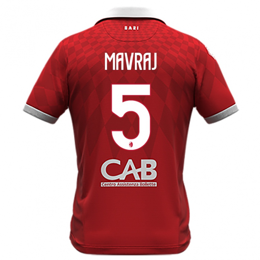 ילדים כדורגל אינדריט מבראיי #5 אדום לבן הרחק ג'רזי 2025/26