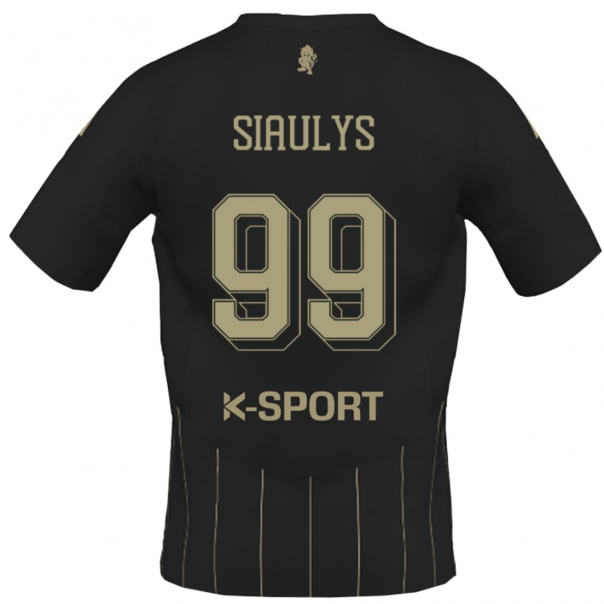 ילדים כדורגל Ovidijus Siaulys #99 אפור לבן הרחק ג'רזי 2025/26