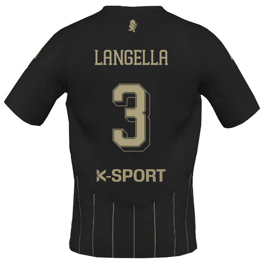 ילדים כדורגל מטאו לנגלה #3 אפור לבן הרחק ג'רזי 2025/26