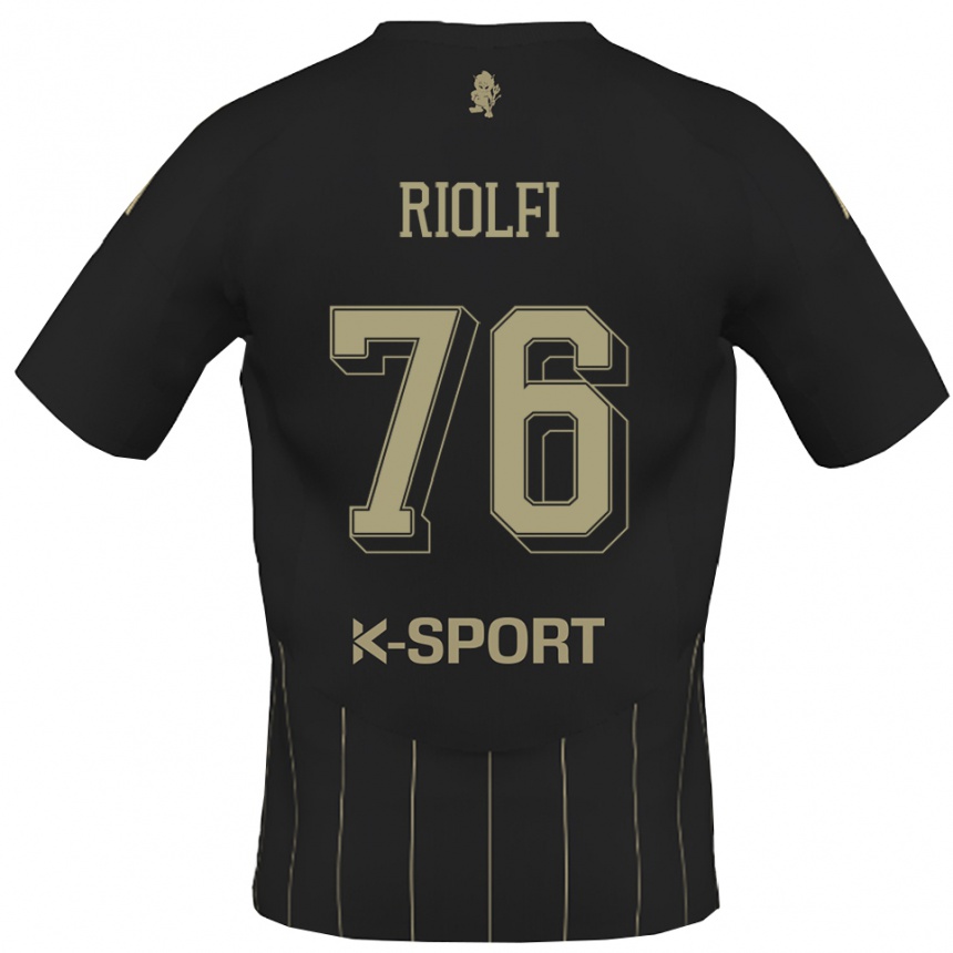 ילדים כדורגל עמנואלה פדריקו ריולפי #76 אפור לבן הרחק ג'רזי 2025/26