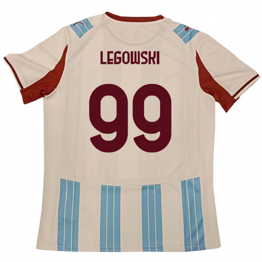 ילדים כדורגל מטאוש לגובסקי #99 תכלת לבן הרחק ג'רזי 2025/26