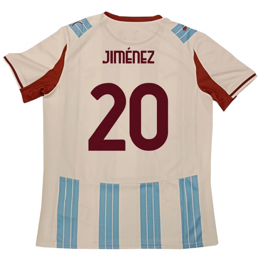 ילדים כדורגל כאלב ג׳ואל חימנס קסטיו #20 תכלת לבן הרחק ג'רזי 2025/26