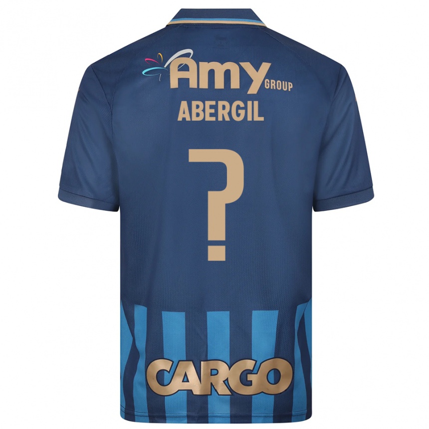 ילדים כדורגל Yahel Abergil #0 כחול נייבי כחול הרחק ג'רזי 2025/26