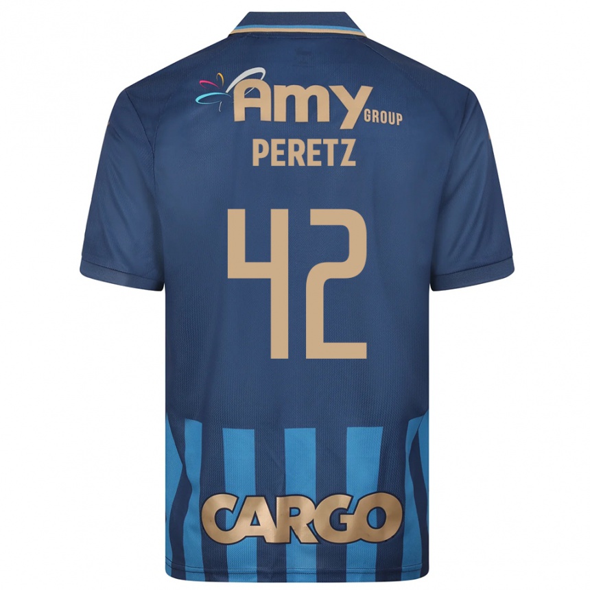 ילדים כדורגל דור פרץ #42 כחול נייבי כחול הרחק ג'רזי 2025/26