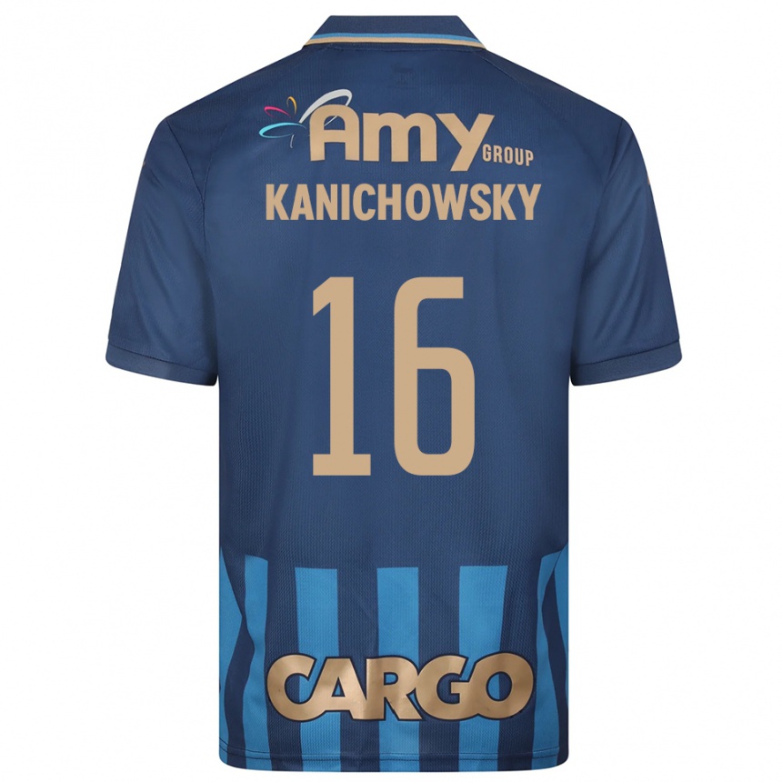 ילדים כדורגל גבי קניקובסקי #16 כחול נייבי כחול הרחק ג'רזי 2025/26