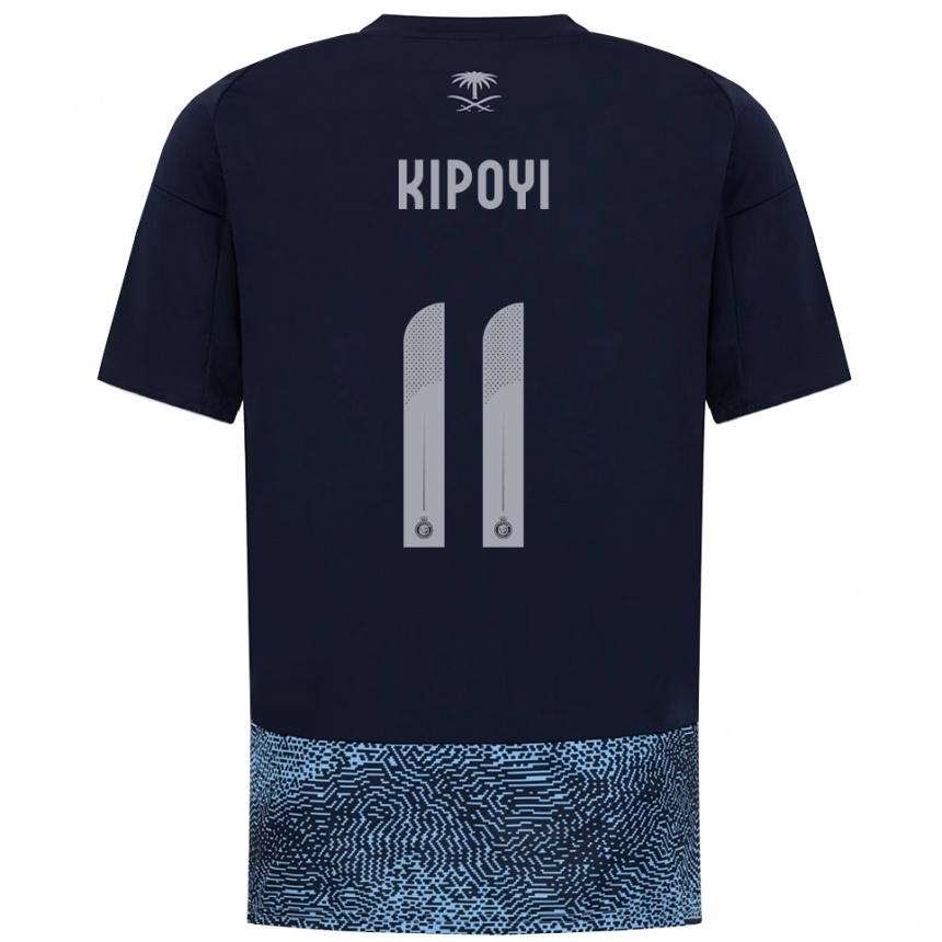 ילדים כדורגל Ruth Kipoyi #11 כחול נייבי תכלת הרחק ג'רזי 2025/26