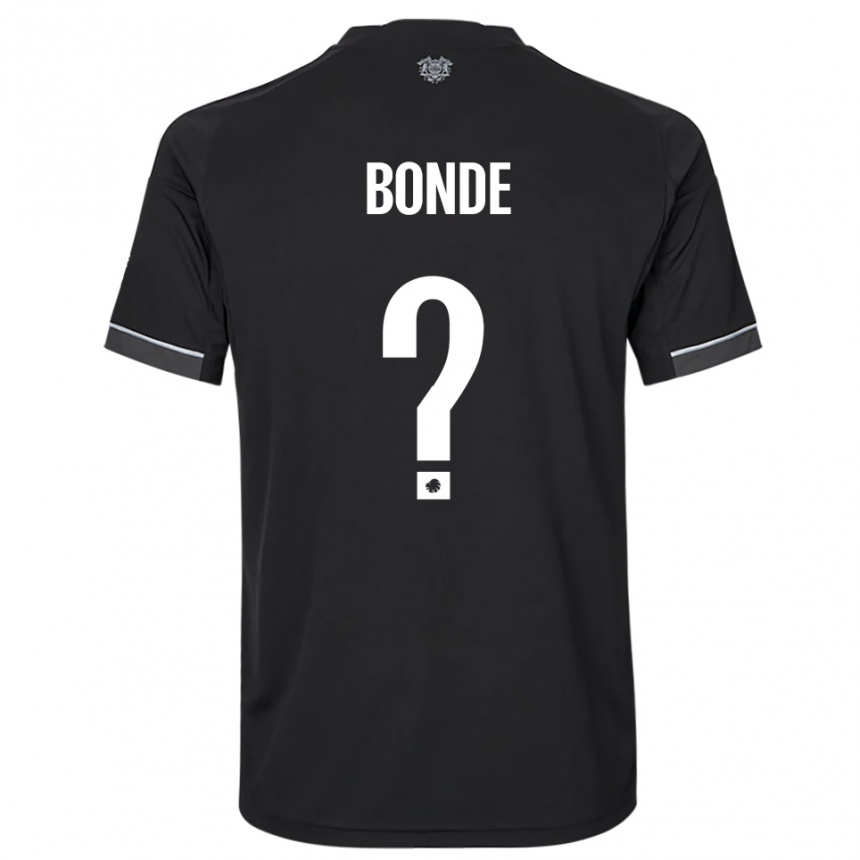 ילדים כדורגל Rode Bonde #0 שחור לבן הרחק ג'רזי 2025/26