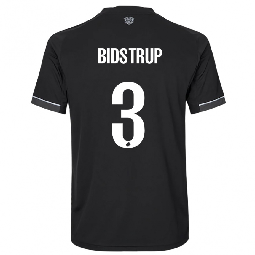 ילדים כדורגל היילטה בידסטרופ #3 שחור לבן הרחק ג'רזי 2025/26