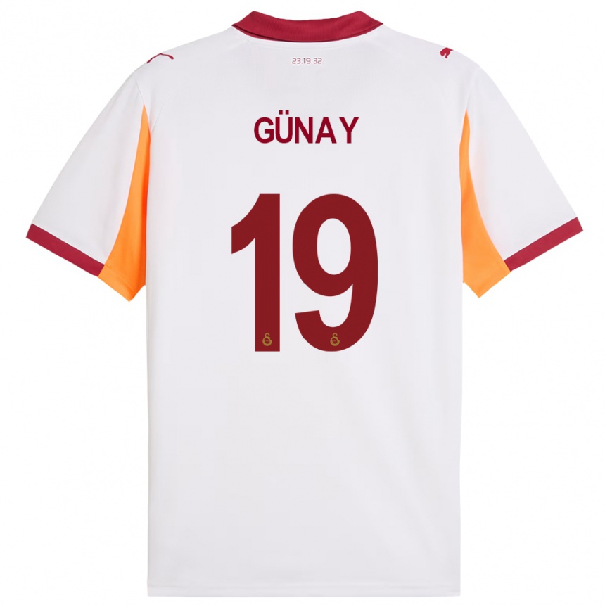 ילדים כדורגל גונאי גובנץ׳ #19 לבן אדום הרחק ג'רזי 2025/26