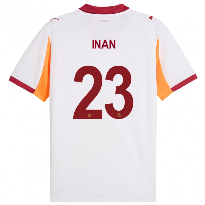 ילדים כדורגל מוגיי אינאן #23 לבן אדום הרחק ג'רזי 2025/26