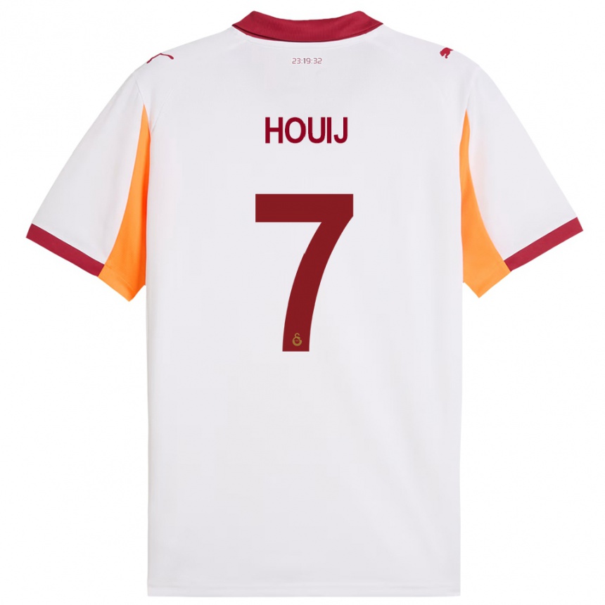 ילדים כדורגל מרים הייג #7 לבן אדום הרחק ג'רזי 2025/26