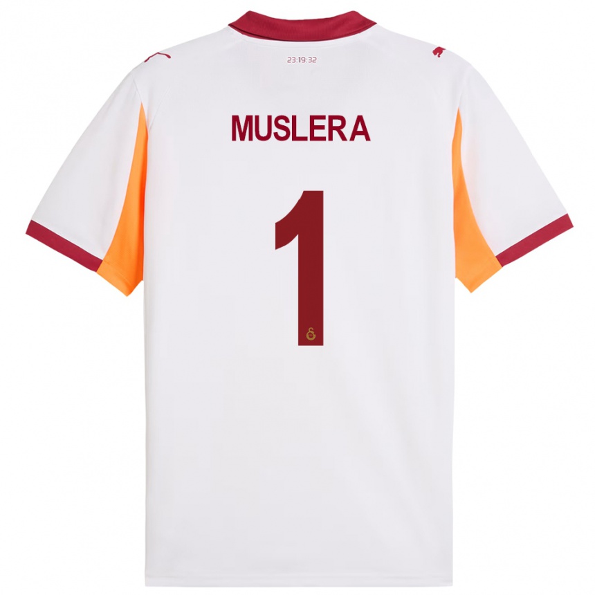 ילדים כדורגל פרננדו מוסלרה #1 לבן אדום הרחק ג'רזי 2025/26