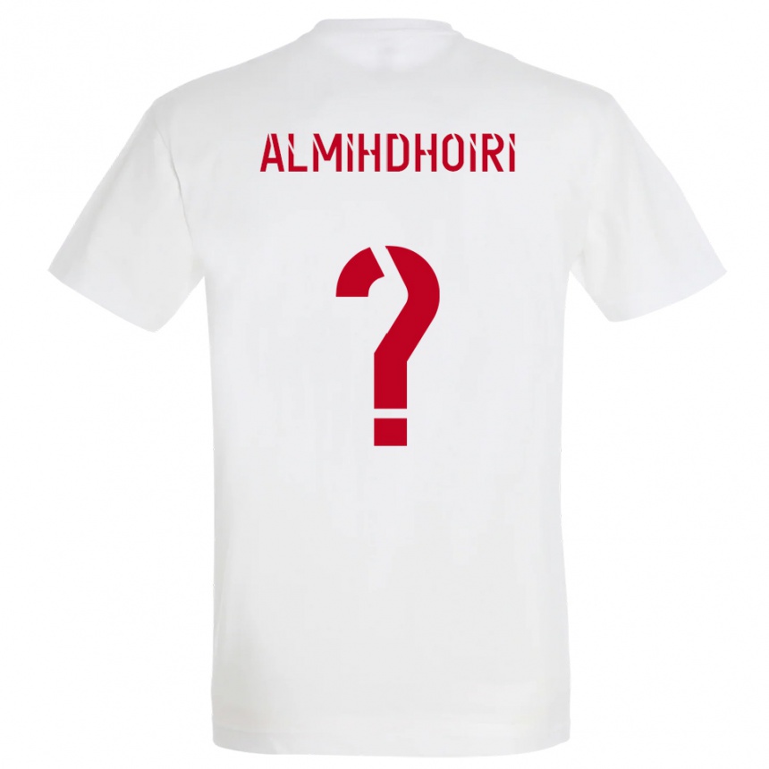 ילדים כדורגל Younes Almihdhoiri #0 לבן אדום צהוב הרחק ג'רזי 2025/26