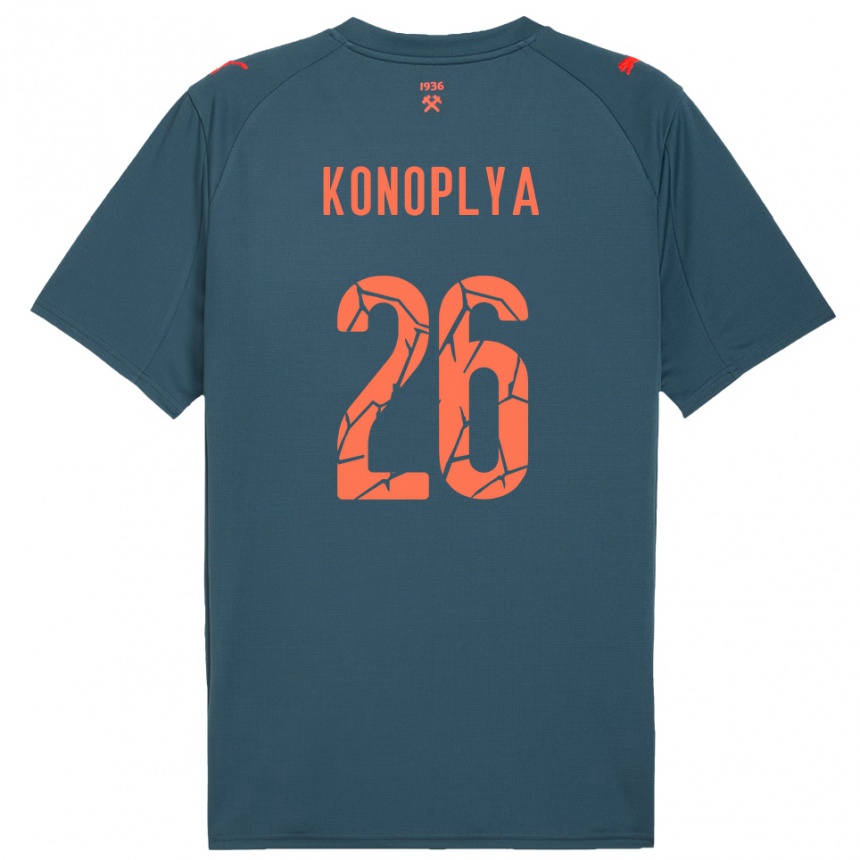 ילדים כדורגל יוכים קונופליה #26 כחול נייבי אדום הרחק ג'רזי 2025/26