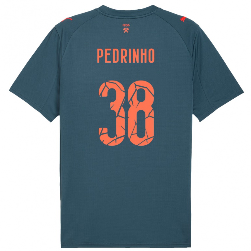 ילדים כדורגל פדריניו #38 כחול נייבי אדום הרחק ג'רזי 2025/26