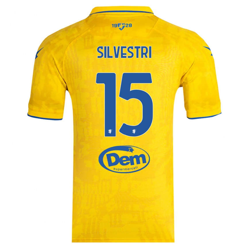 גברים כדורגל Manuel Silvestri #15 צהוב כחול ג'רזי ביתית 2025/26