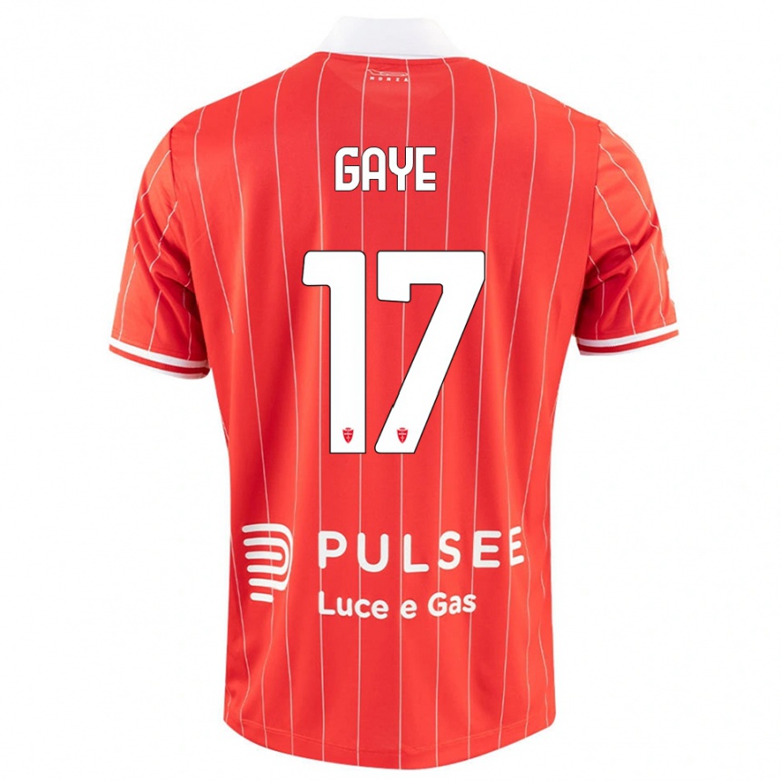 גברים כדורגל ממאדו גאי #17 אדום לבן ג'רזי ביתית 2025/26 גברים כדורגל ממאדו גאי #17 אדום לבן ג'רזי ביתית 2025/26
