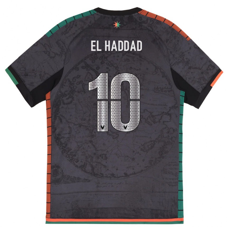 גברים כדורגל סעד אל חדאד #10 אפור כהה ג'רזי ביתית 2025/26