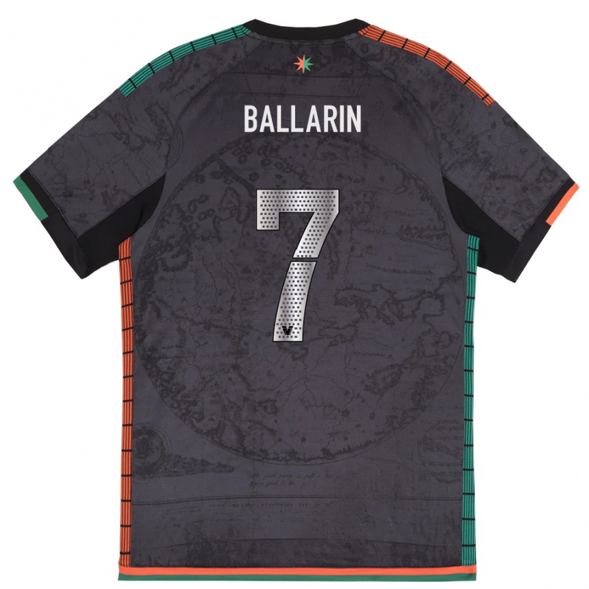 גברים כדורגל Mattia Ballarin #7 אפור כהה ג'רזי ביתית 2025/26