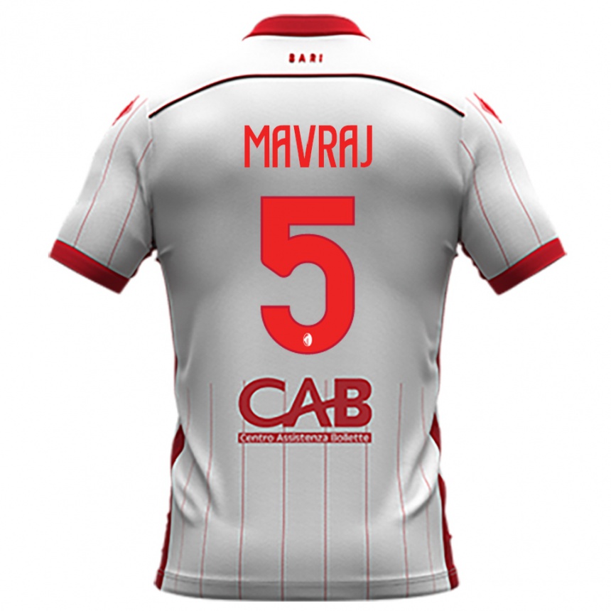 גברים כדורגל אינדריט מבראיי #5 לבן אדום ג'רזי ביתית 2025/26