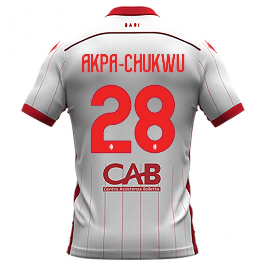 גברים כדורגל המסלי צ׳יזורבה אקפה-צ׳וקוו #28 לבן אדום ג'רזי ביתית 2025/26