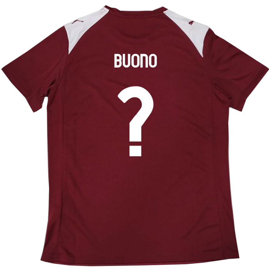 גברים כדורגל Anto Buono #0 בורדו לבן ג'רזי ביתית 2025/26