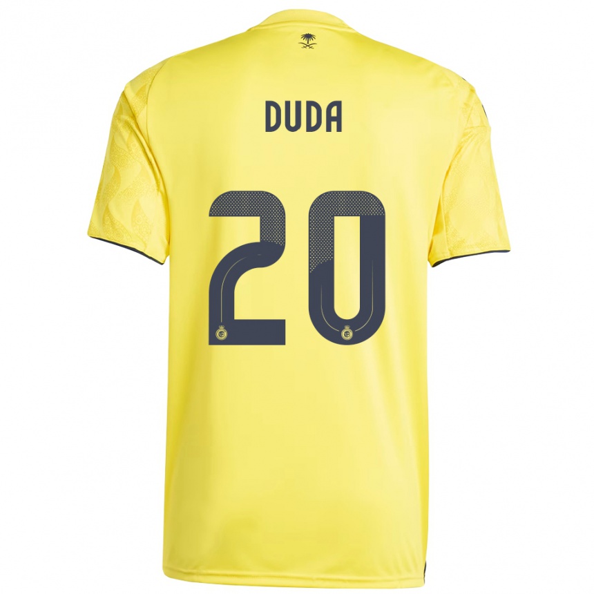 גברים כדורגל דודה פרנסלינו #20 צהוב שחור ג'רזי ביתית 2025/26 גברים כדורגל דודה פרנסלינו #20 צהוב שחור ג'רזי ביתית 2025/26