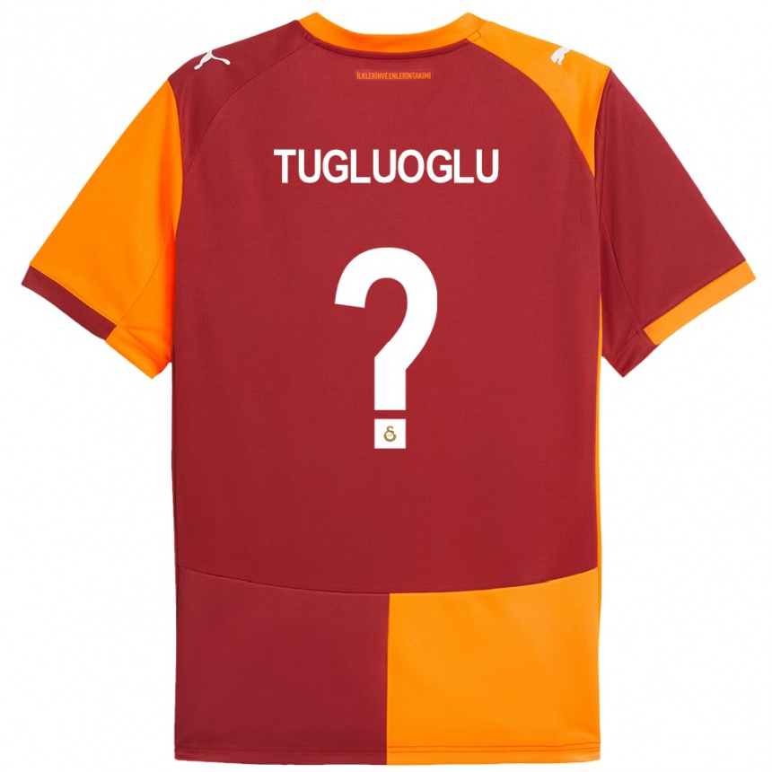 גברים כדורגל Ahmet Tuğrul Tuğluoğlu #0 אדום כתום ג'רזי ביתית 2025/26