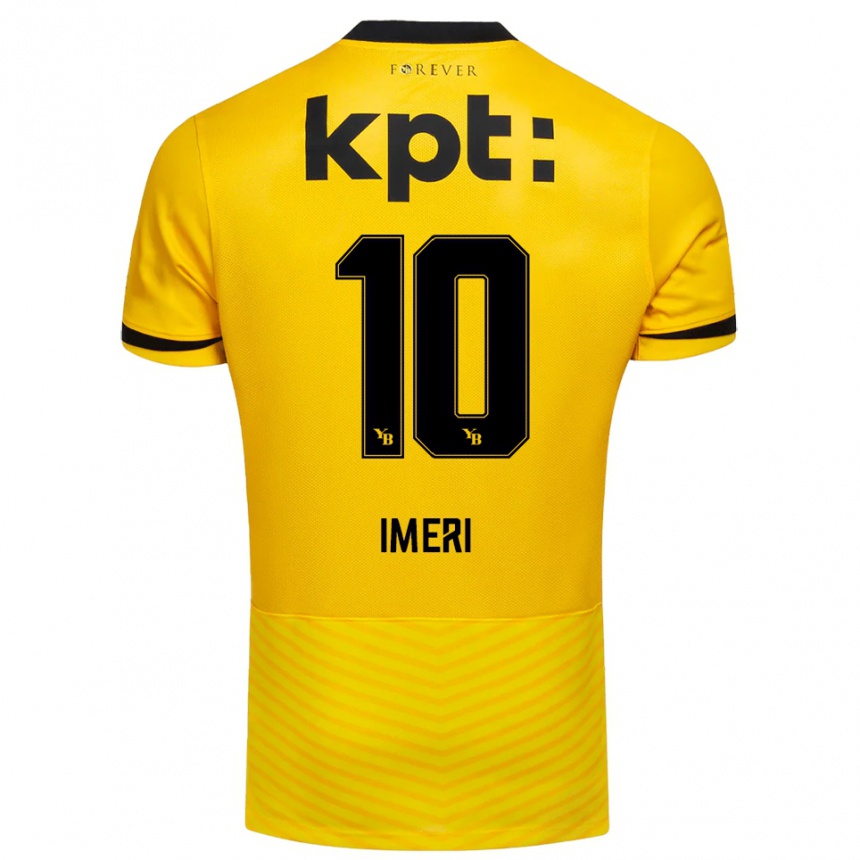 גברים כדורגל קסטריוט אימרי #10 צהוב שחור ג'רזי ביתית 2025/26