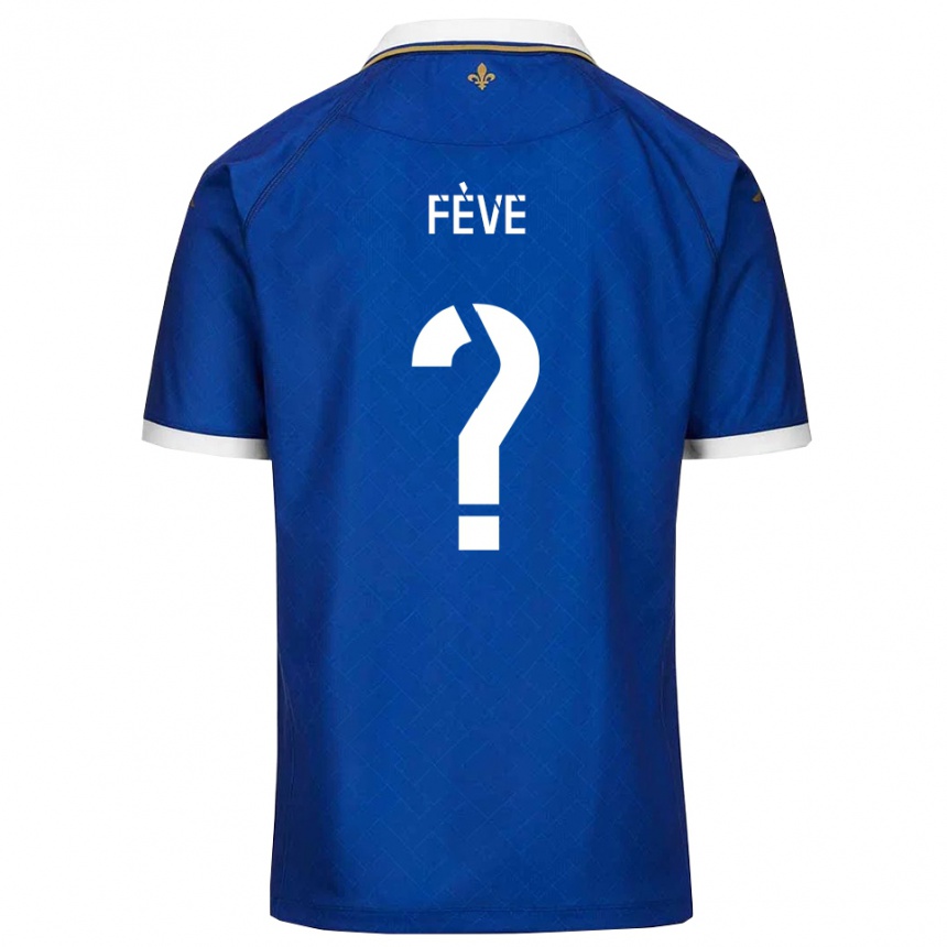 גברים כדורגל Lino Fève #0 כחול זהב ג'רזי ביתית 2025/26