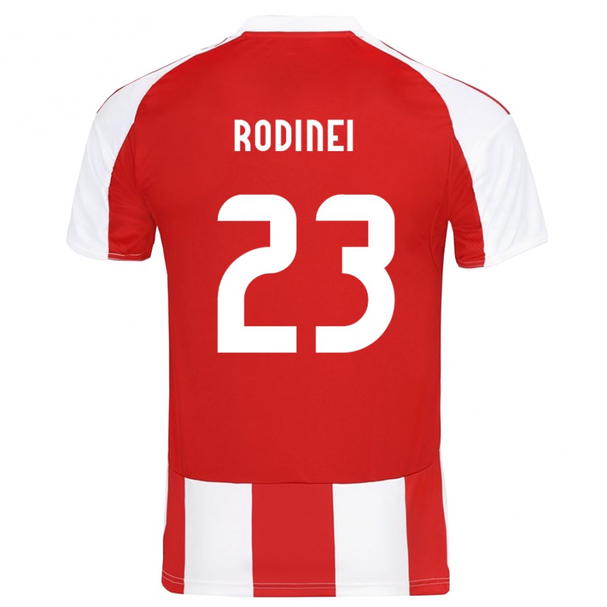 גברים כדורגל רודיניי #23 אדום לבן ג'רזי ביתית 2025/26