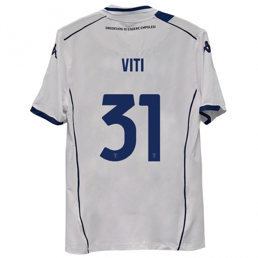 גברים כדורגל Vittorio Viti #31 כחול כהה הרחק ג'רזי 2025/26