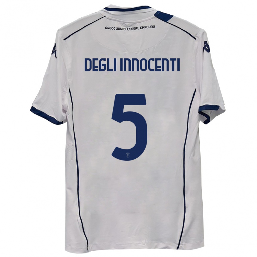 גברים כדורגל דוצ׳ו דלי אינוצ׳נטי #5 כחול כהה הרחק ג'רזי 2025/26