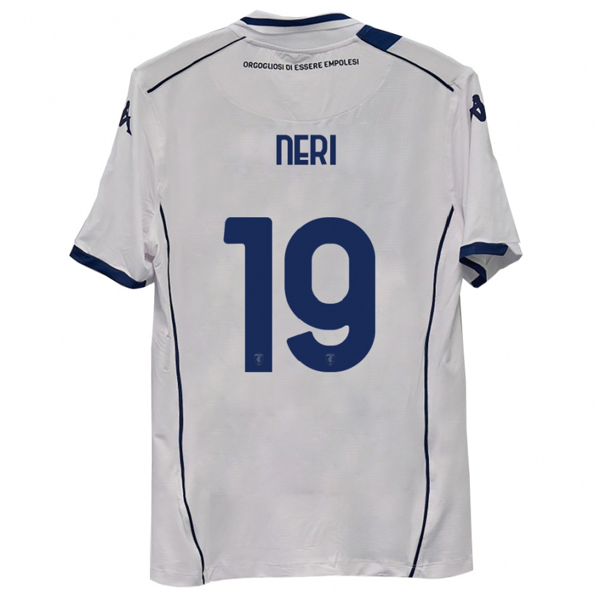 גברים כדורגל Christian Neri #19 כחול כהה הרחק ג'רזי 2025/26