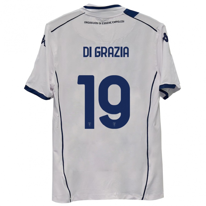 גברים כדורגל Manuel Di Grazia #19 כחול כהה הרחק ג'רזי 2025/26