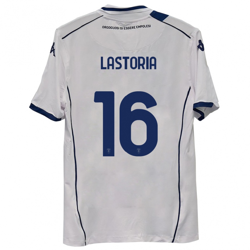 גברים כדורגל Tommaso Lastoria #16 כחול כהה הרחק ג'רזי 2025/26