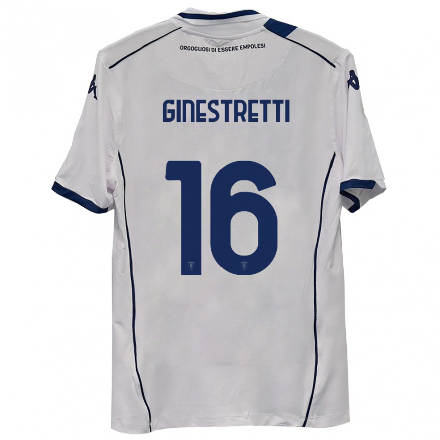 גברים כדורגל דויד גינסטרטי #16 כחול כהה הרחק ג'רזי 2025/26