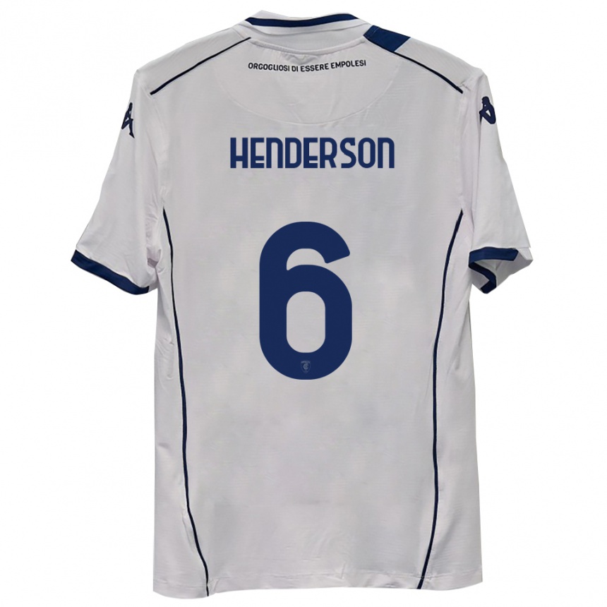 גברים כדורגל ליאם הנדרסון #6 כחול כהה הרחק ג'רזי 2025/26