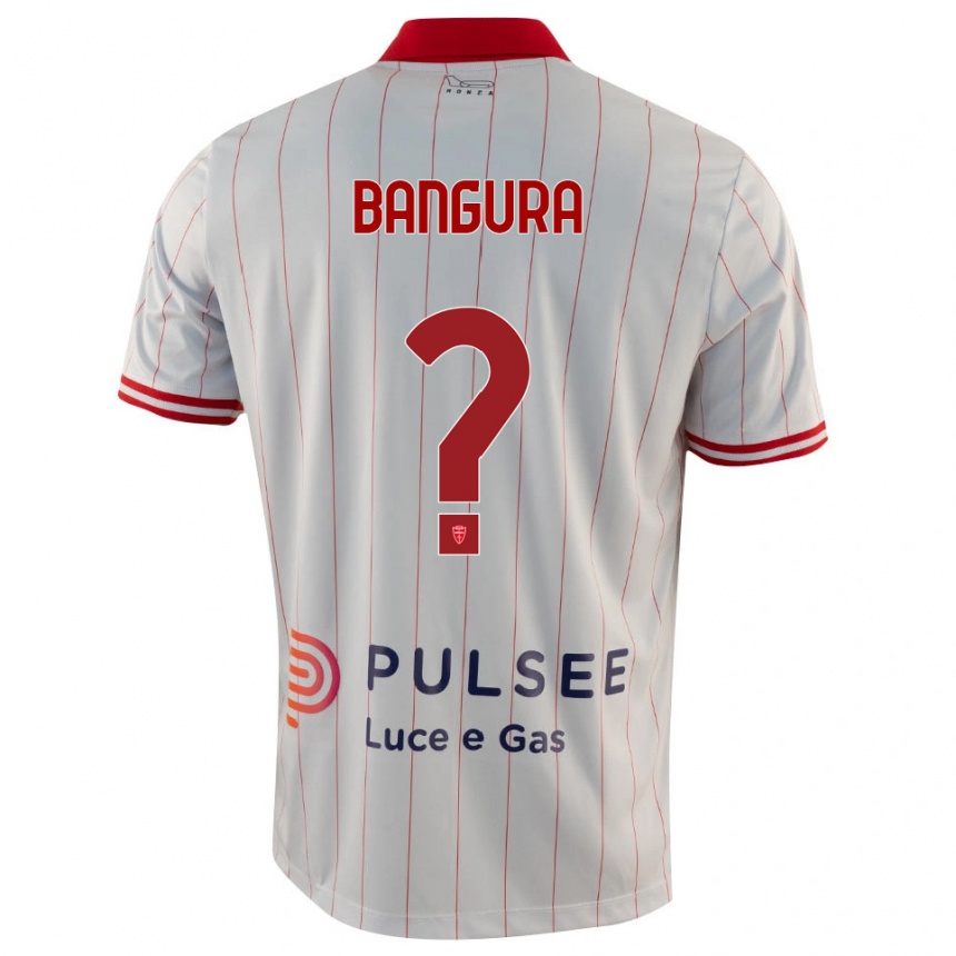 גברים כדורגל Abudlrahim Bangura #0 לבן אדום כחול הרחק ג'רזי 2025/26