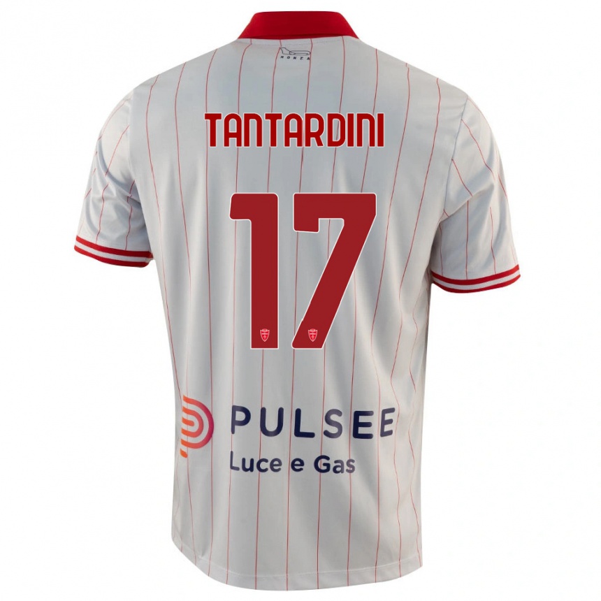 גברים כדורגל Tommaso Tantardini #17 לבן אדום כחול הרחק ג'רזי 2025/26