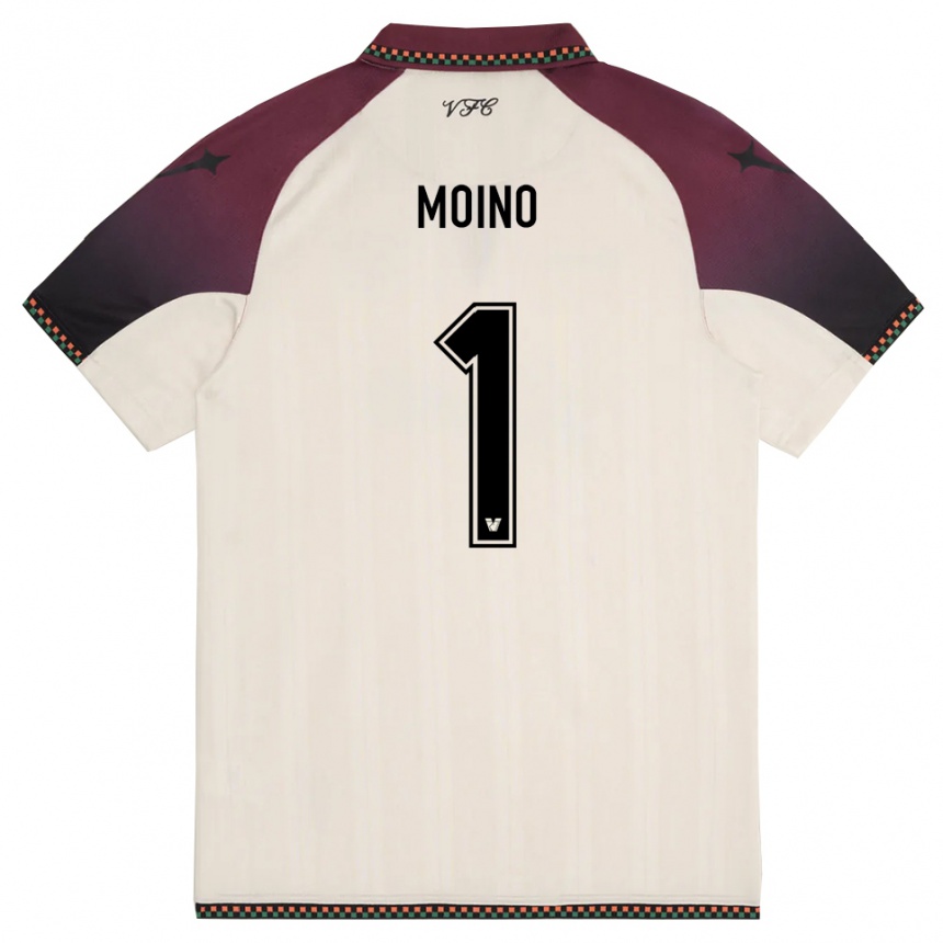 גברים כדורגל תומס מוינו #1 קרם בורדו הרחק ג'רזי 2025/26